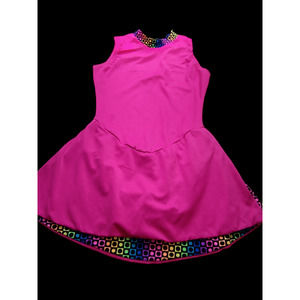 Vintage 90s Neon  Lucky S Dancewear Pageant Outfit  Girls